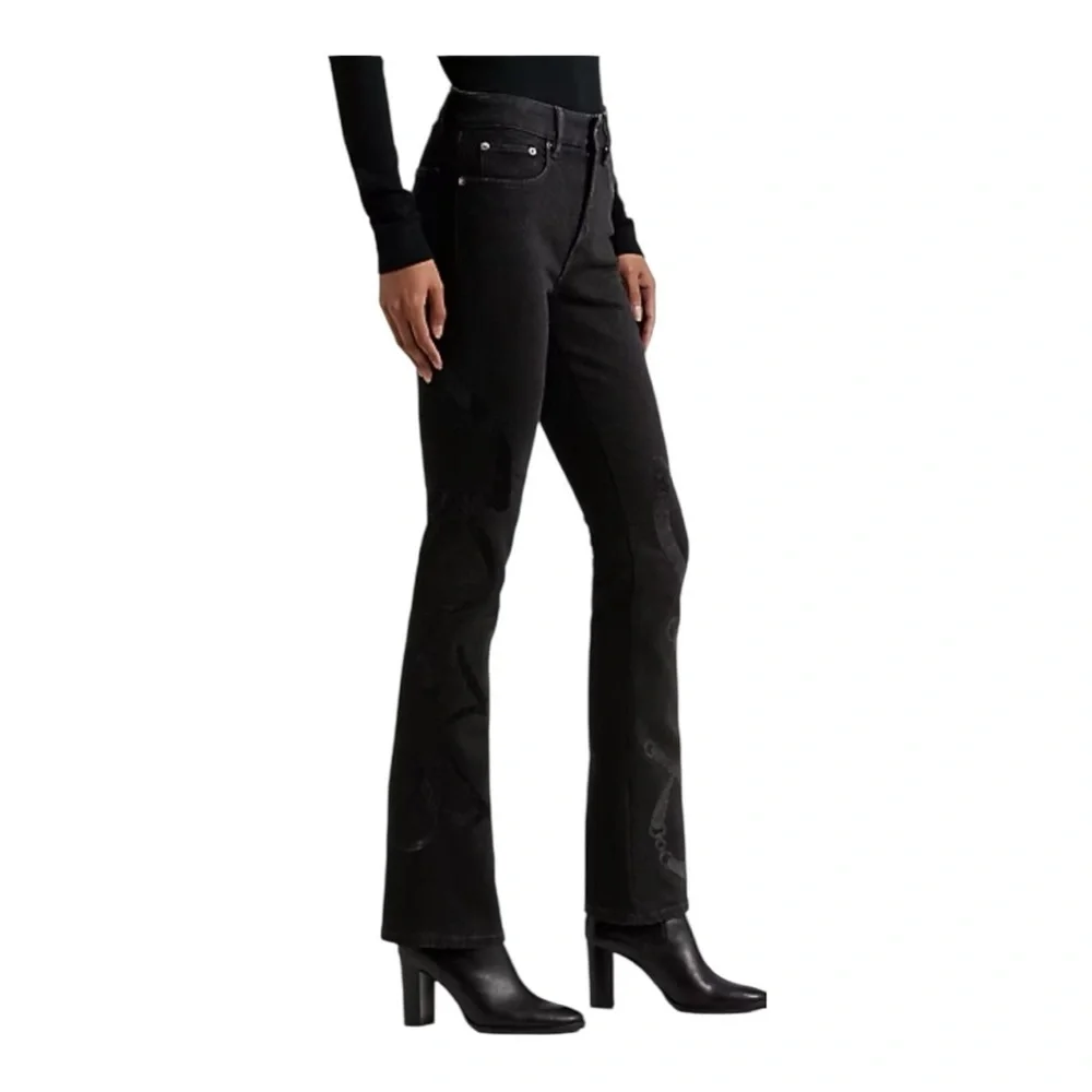 🔥Ralph Lauren High-Rise Bootcut Jeans – Size 6 (28W) New - Picture 5 of 10